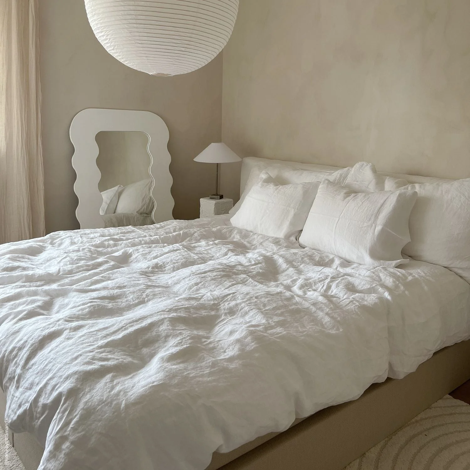 White Linen Duvet Cover - Image 4