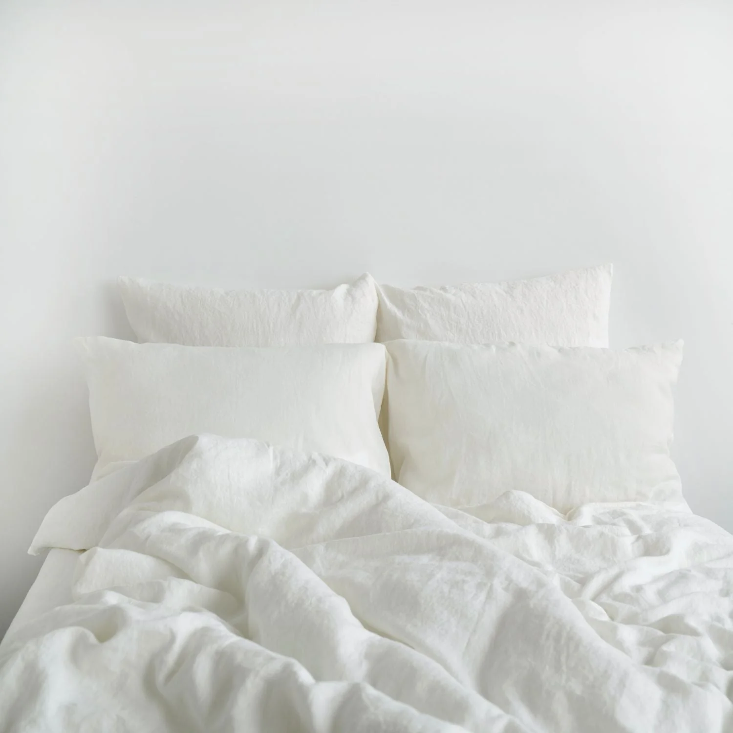 White Linen Duvet Cover Set - Image 4