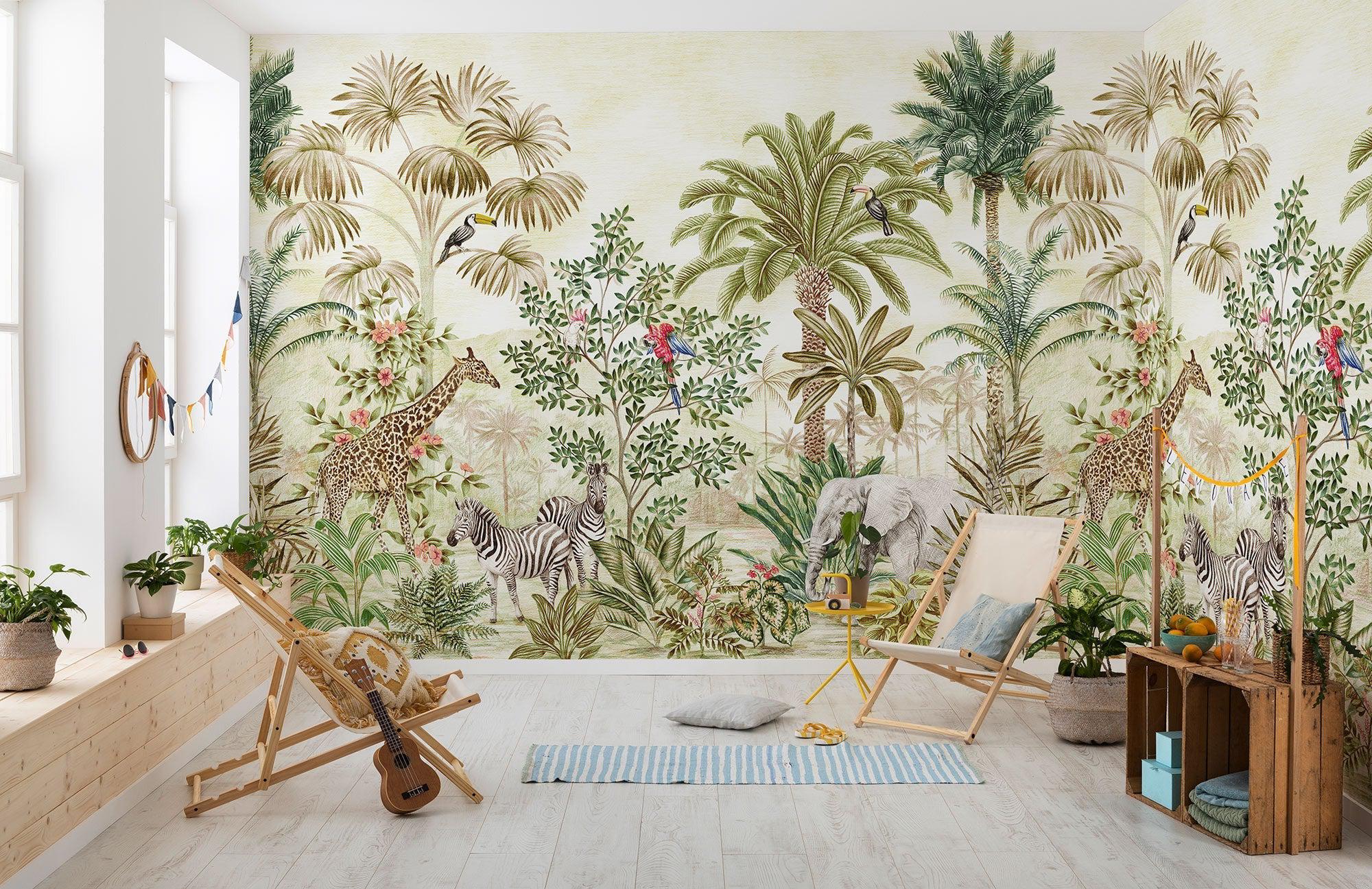 Wild Wonderland Mural Wallpaper
