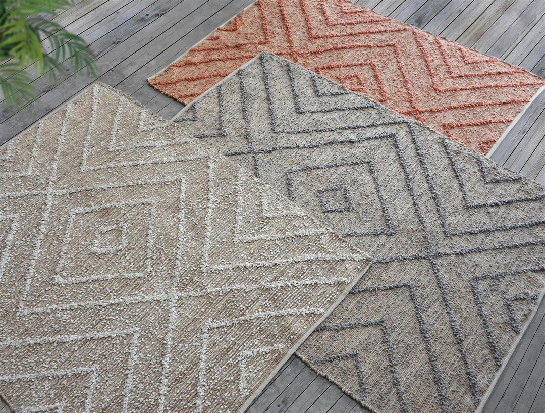 Worgan Grey Hemp & Recycled PET Rug - Image 3