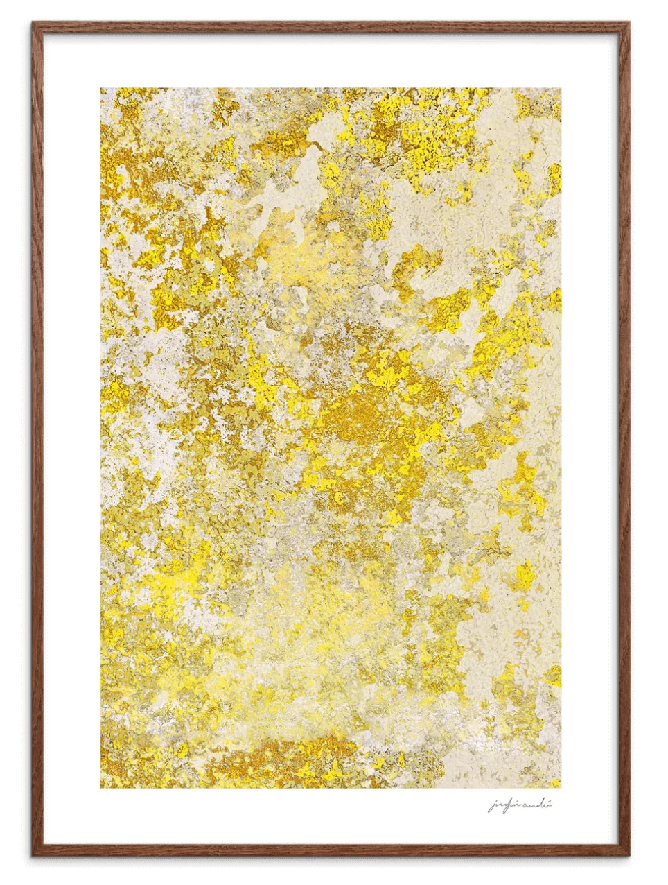 Yellow Stone Structure Original Artist Poster - Image 3