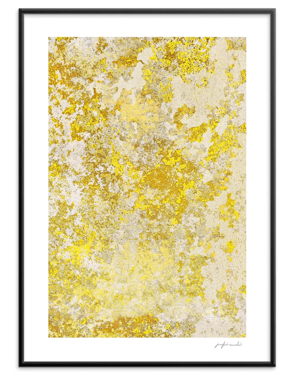 Yellow Stone Structure Original Artist Poster - Image 5