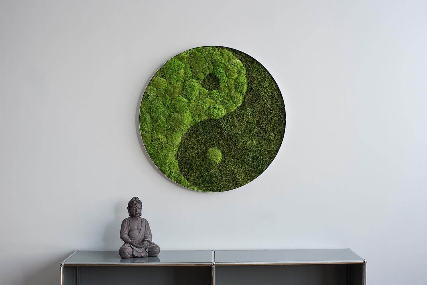 Yin Yang Moss Wall Art - Image 3
